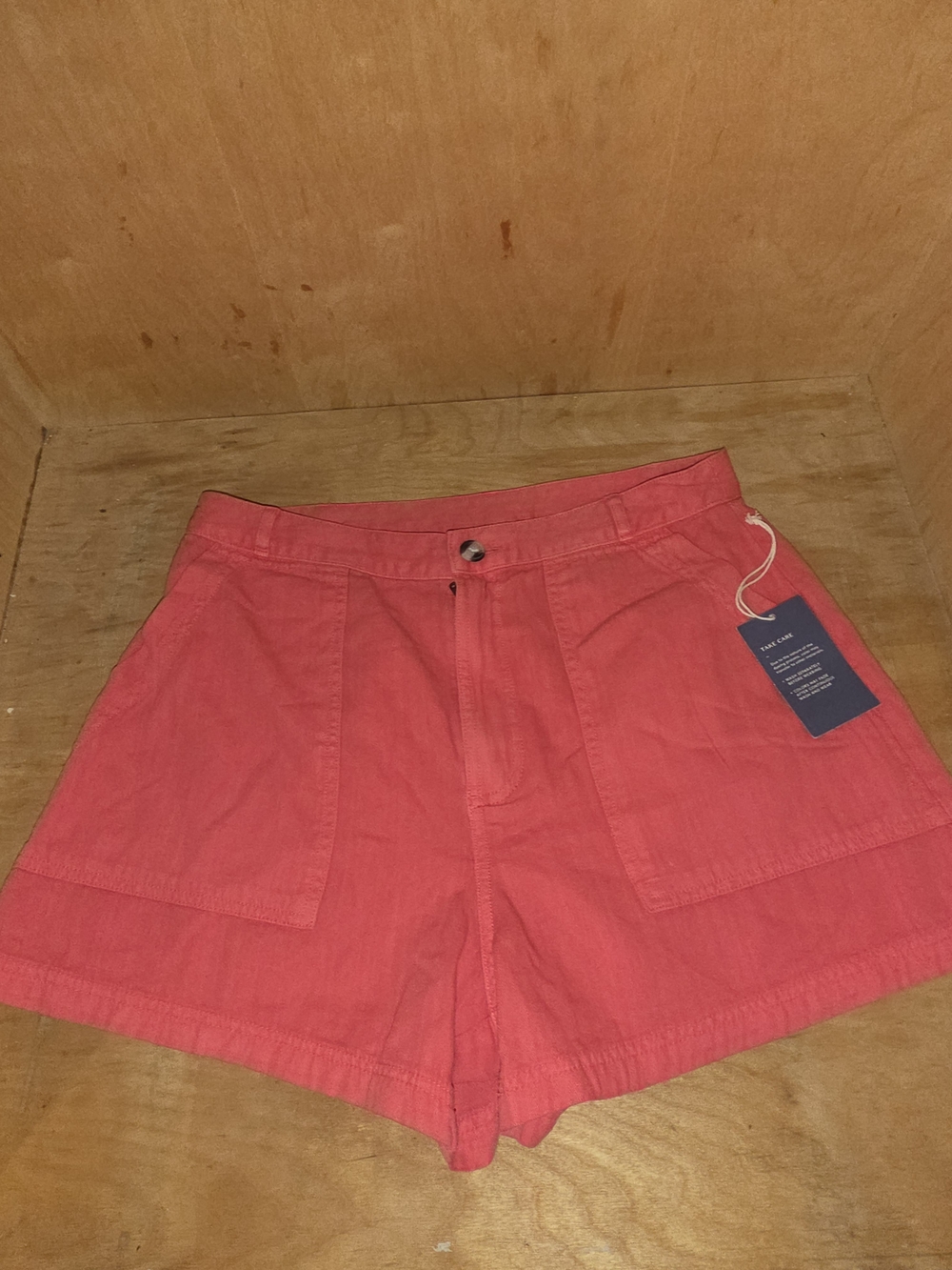 Universal Thread Coral Utility Cotton Bermuda Shorts